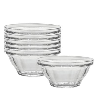 Duralex Picardie 9-Inch Bowls in Clear (Set of 6)
