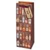 True Fabrications Saloon Sack Illustrated Wine Bag