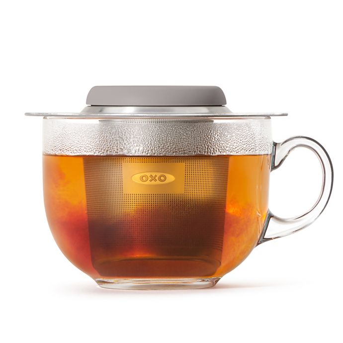 OXO Good Grips Stainless Steel Tea Infuser Basket in Black