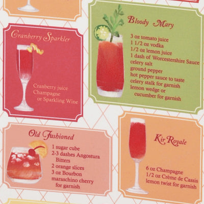 True Fabrications "Cocktail Creations" Illustrated Wine Bag