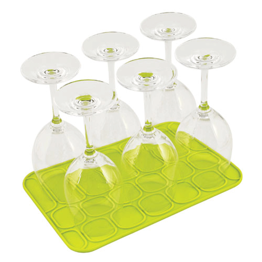 Assorted Silicone Wine Glass Drying Mats