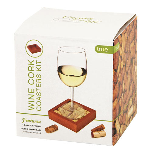True Fabrications Wine Cork Coasters Kit