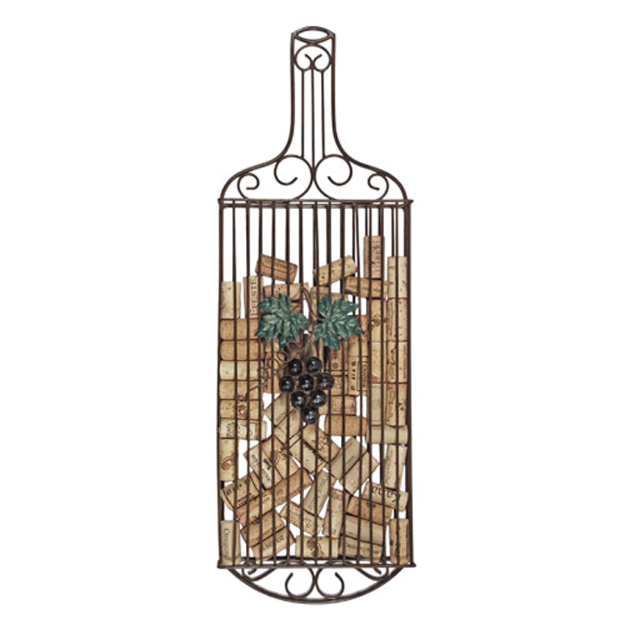 Wine Bottle Wall-Mounted Cork Holder