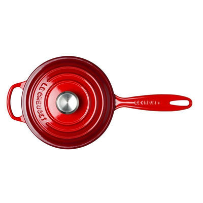 Le Creuset 1.75 Quart Enameled Cast Iron Signature Saucepan - Cerise
