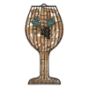 Wine Glass Wall-Mounted Cork Holder