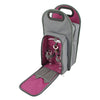 True Fabrications Grey Metropolitan 2-Bottle Tote