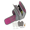 True Fabrications Grey Metropolitan 2-Bottle Tote