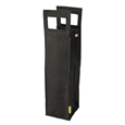 True Fabrications 1-Bottle Black Insulated Tote