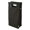 True Fabrications 2-Bottle Black Insulated Tote