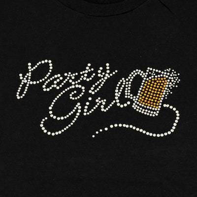 True Fabrications Party Girl Rhinestone T-Shirt