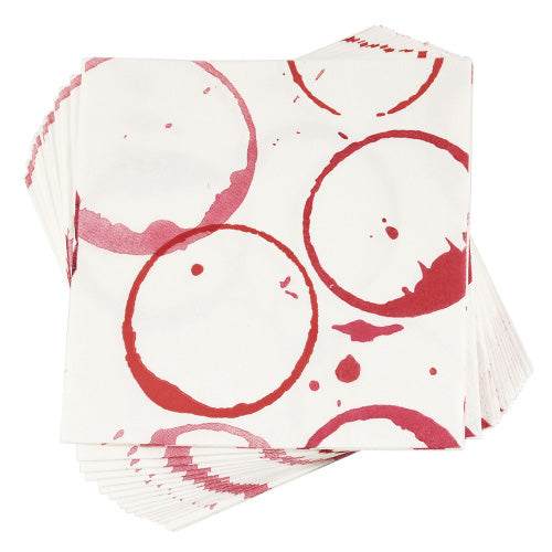 True Fabrications Wine Stain Cocktail Napkins