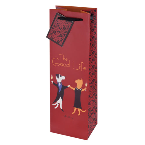True Fabrications The Good Life Wine Bag