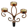 True Fabrications Copper Wine Bottle Candelabra