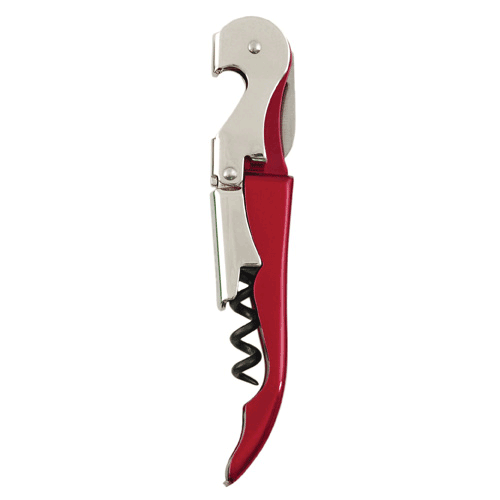 True Fabrications Truetap Double Hinge Waiterstyle Corkscrew- Metallic Red