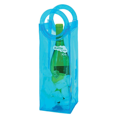 True Fabrications Bottle Bubble Ice Bag-Blue