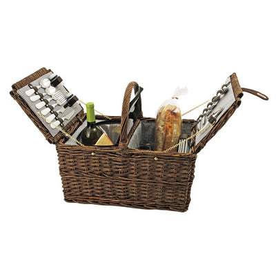 True Fabrications Picnic Basket for 4