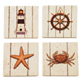 True Fabrications Seaside Wine Coasters