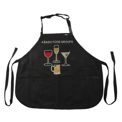 True Fabrications Four Basic Food Groups Apron