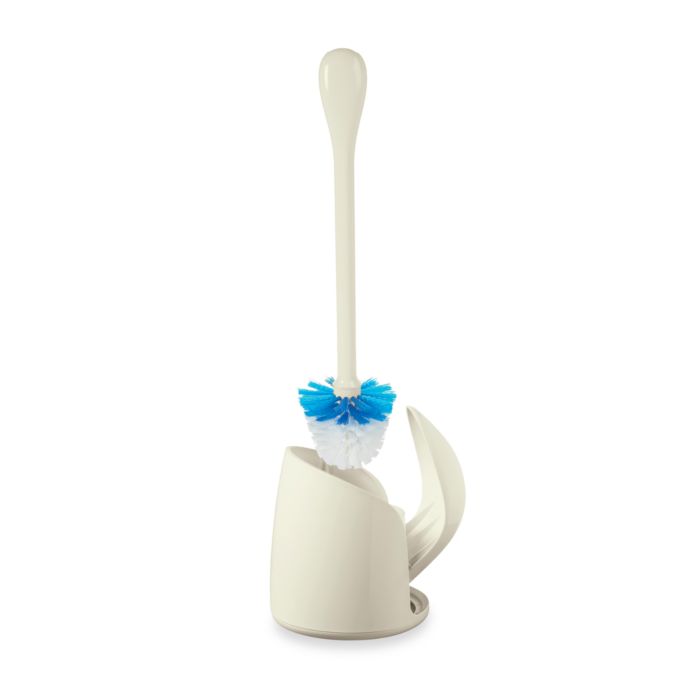 OXO Good Grips Compact Toilet Brush and Canister - Biscuit - Winestuff