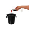 True Fabrications Black Plastic Spittoon