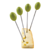 True Fabrications Caspian Olive - Appetizer Picks