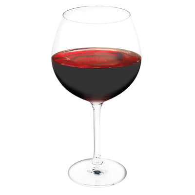True Fabrications Burgundy Glasses