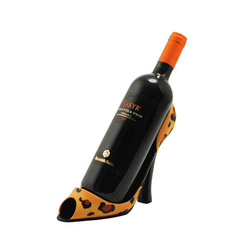 True Fabrications Barolo Blanc Leopard Bottle Holder