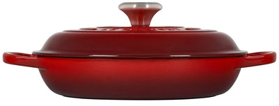 Le Creuset 1.5 Quart Signature Cast Iron Braiser - Cerise