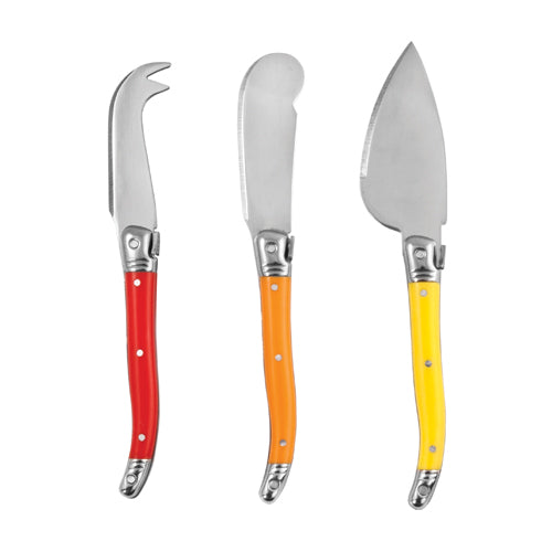 True Fabrications Sunnyside Enamel Cheese Knives