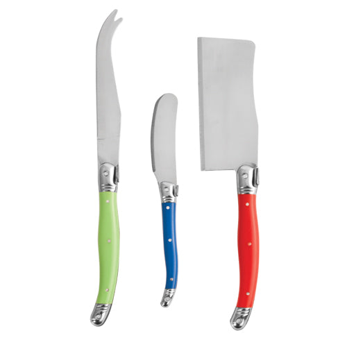 True Fabrications Fresco Enamel Cheese Knives
