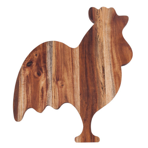True Fabrications Farmhouse Rooster Cheese Board