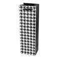 True Fabrications Houndstooth Wine Bag