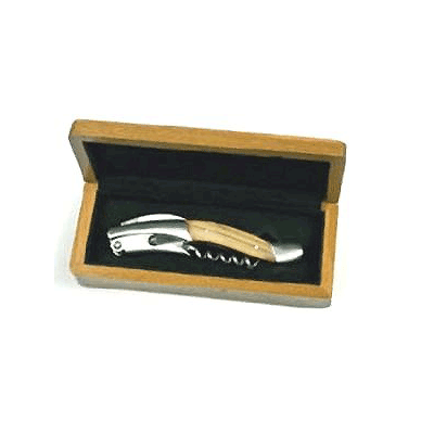 Michelangelo Waiters Corkscrew- Beechwood Handle