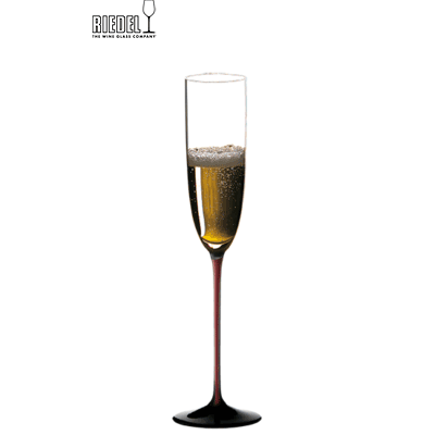 BLACK/RED STEM SERIES COLLECTOR´S EDITION CHAMPAGNE GLASS