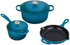 Le Creuset 5 Piece Enameled Cast Iron Signature Set