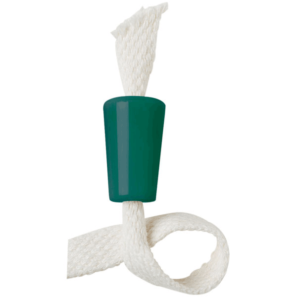 Ceramic Bottle Candle - Green