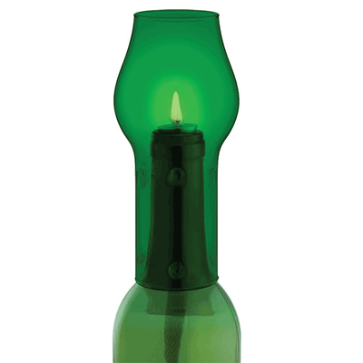 Glass Bottle Chimney- Green