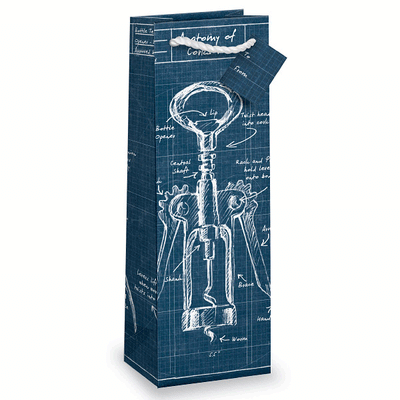 Anatomy of a Corkscrew Bottle Gift Bag