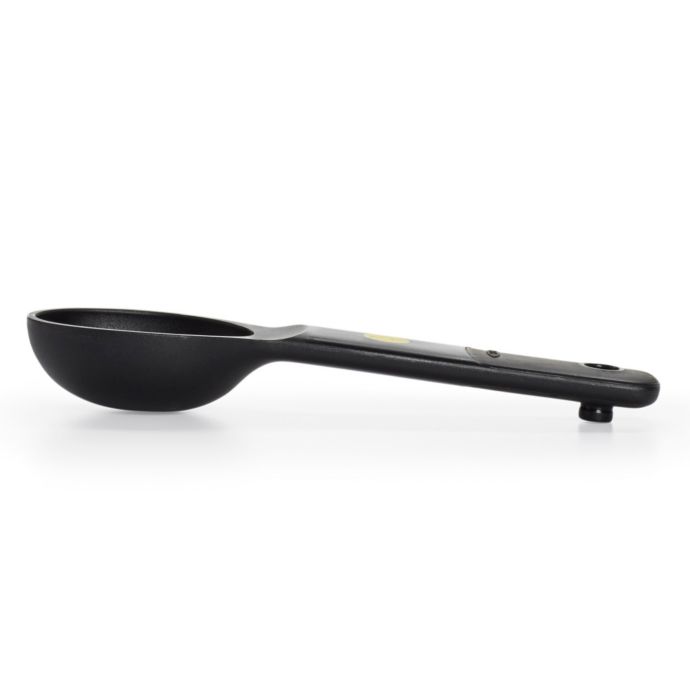 OXO Good Grips 7-Piece Plastic Measuring Spoons in Black - Winestuff