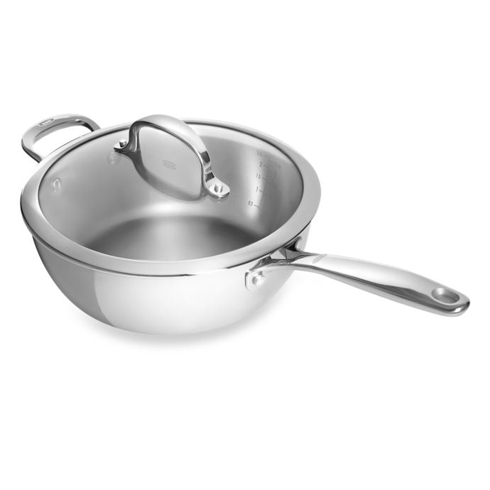 OXO Good Grips Tri-Ply Pro 3.5 qt. Stainless Steel Covered Saucepan -  Winestuff