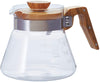 Hario V60 Coffee Server w/Olive Wood Handle