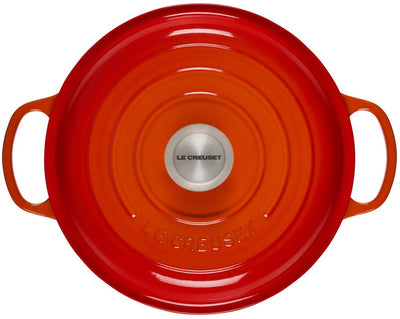 Le Creuset 5 Quart Signature Cast Iron Braiser - Flame