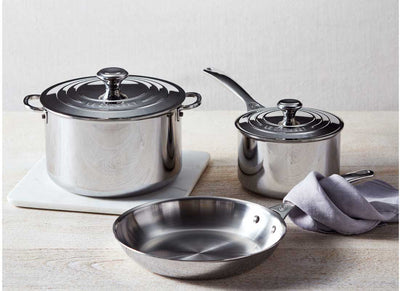 Le Creuset 5 Piece Stainless Steel Cookware Set