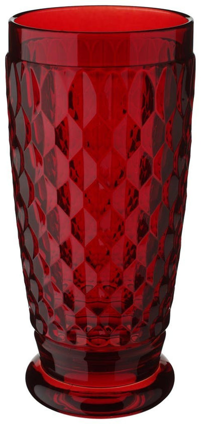 Villeroy & Boch Boston Highball / Tumbler Glasses, Set of 4, Red