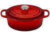 Le Creuset Signature 5 Quart Oval Enameled Cast Iron Dutch Oven - Cerise