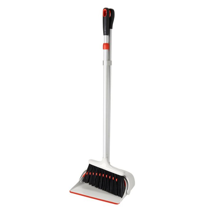 OXO Large Extendable Broom and Dustpan 2 Piece Upright Cleaning Sweeper  Set, 1 Piece - Foods Co.