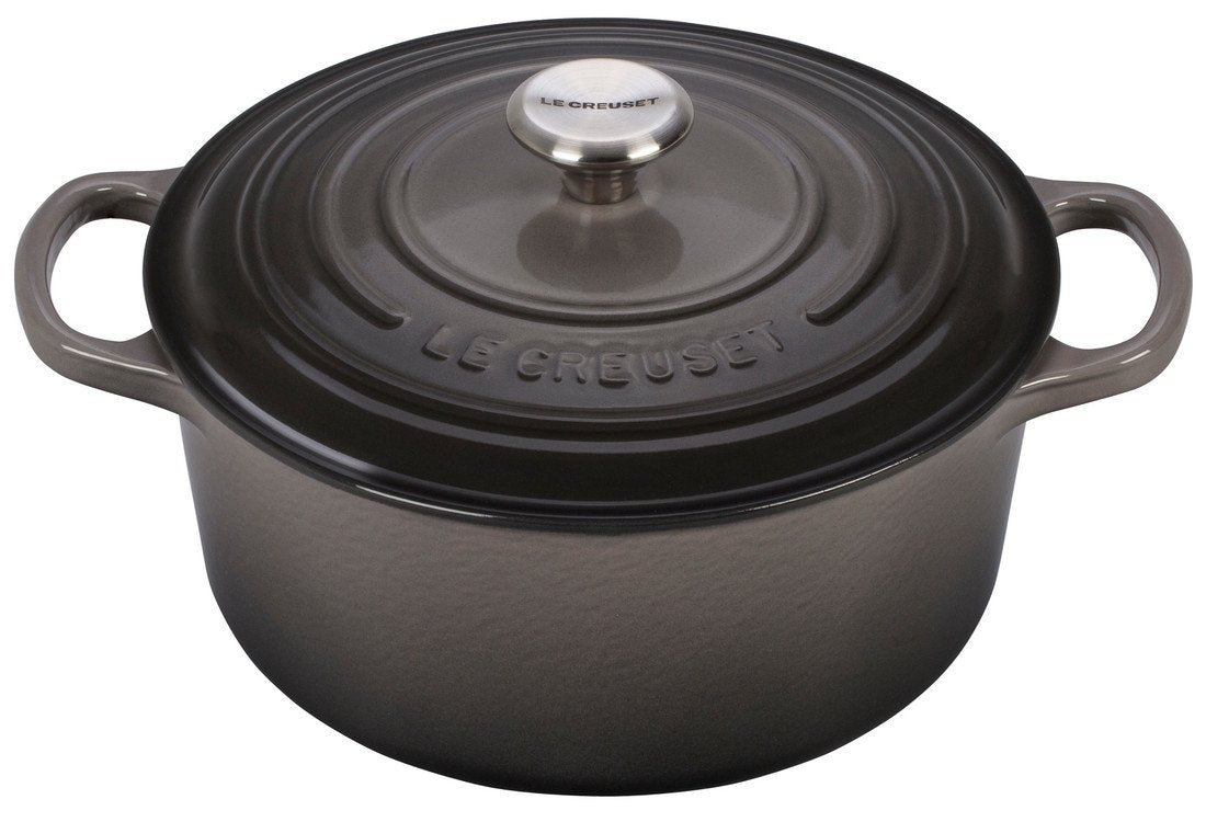 Le Creuset Signature 4.5 Quart Round Enameled Cast Iron Dutch Oven - Oyster