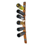 6-Bottle Single Stave Wall Rack
