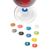 True Fabrications Assorted Colorful Silicone Wine Charms