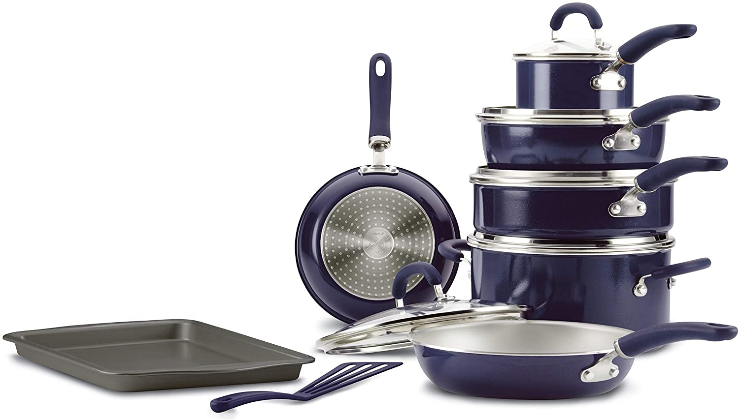 Create Delicious 13-Piece Nonstick Induction Cookware Set – Rachael Ray